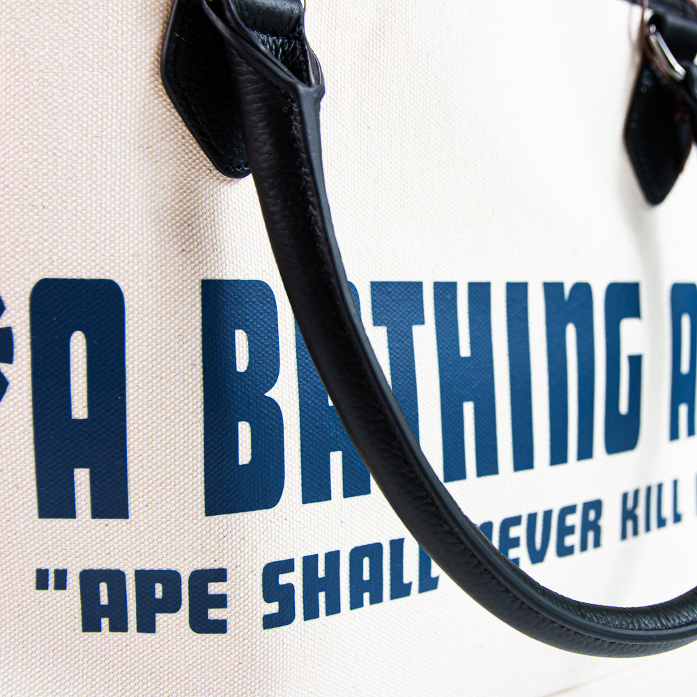 A Bathing Ape Canvas Tote Bag (Ivory)