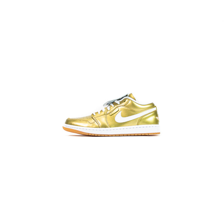 Wmns Air Jordan 1 Low (Gold/Gold-White-Gum Yellow)