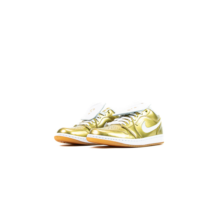 Wmns Air Jordan 1 Low (Gold/Gold-White-Gum Yellow)