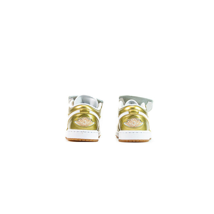 Wmns Air Jordan 1 Low (Gold/Gold-White-Gum Yellow)