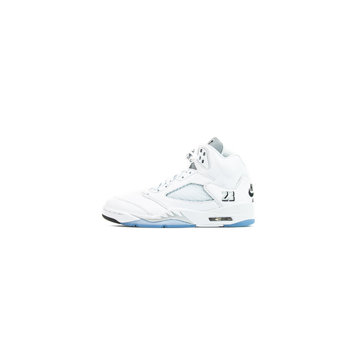 Air Jordan 5 Retro OG (White/Black/Metallic Silver)