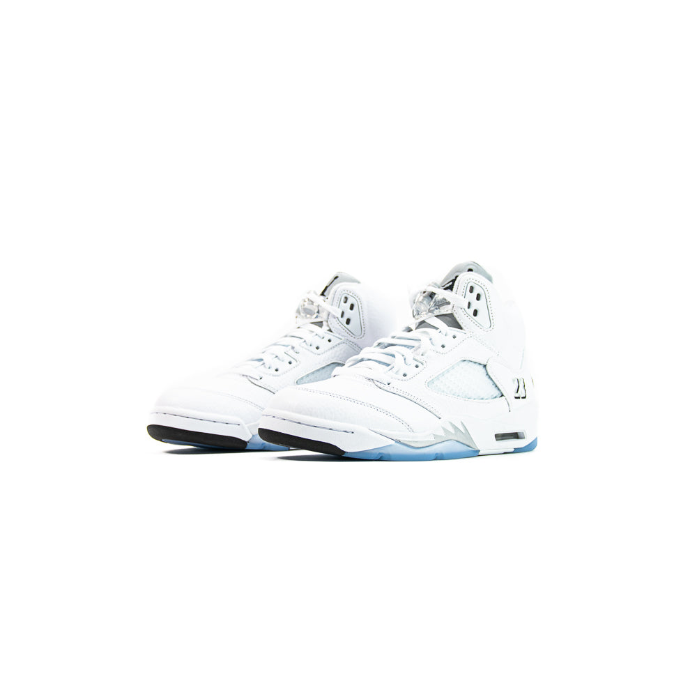 Air Jordan 5 Retro OG (White/Black/Metallic Silver)
