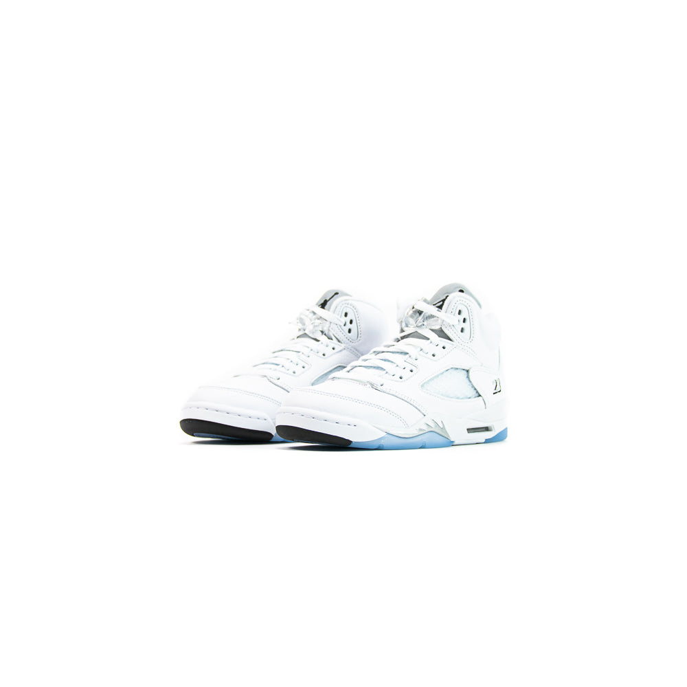 Air Jordan 5 Retro OG GS (White/Black/Metallic Silver)