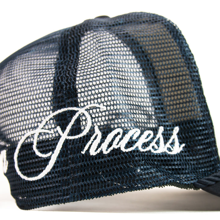 A-Frame GIAP Trucker Hat (Navy)