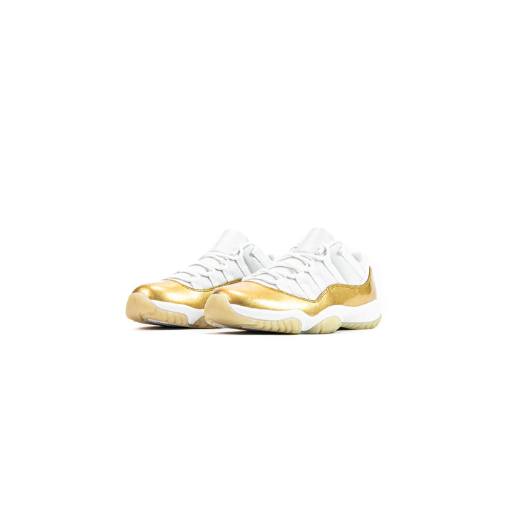 Wmns Air Jordan 11 Retro Low (White/Metallic Gold-Team Gold)