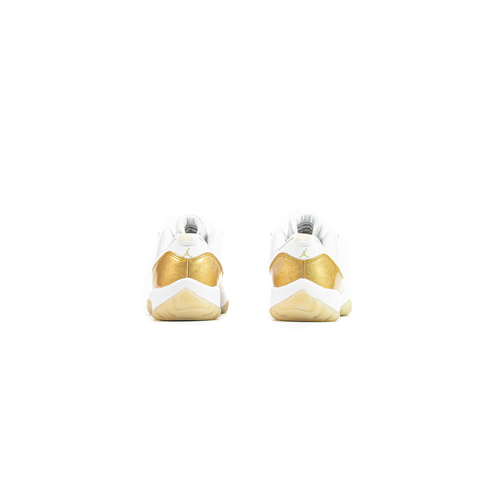 Wmns Air Jordan 11 Retro Low (White/Metallic Gold-Team Gold)