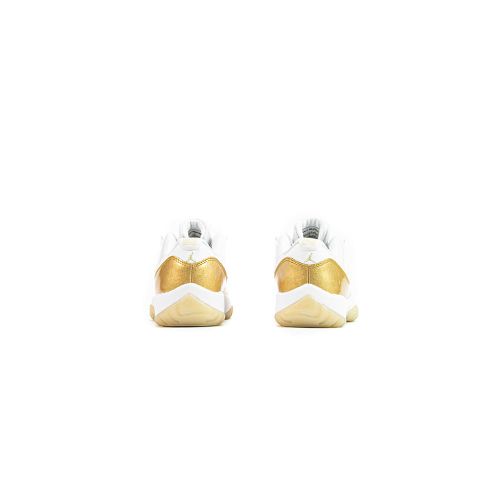 Wmns Air Jordan 11 Retro Low (White/Metallic Gold-Team Gold)