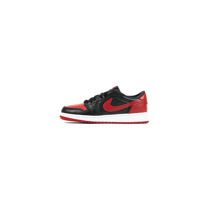 Air Jordan 1 Retro Low OG (GS) (Black/Black-Varsity Red)