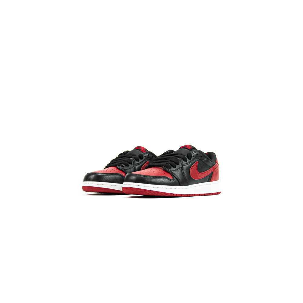 Air Jordan 1 Retro Low OG (GS) (Black/Black-Varsity Red)