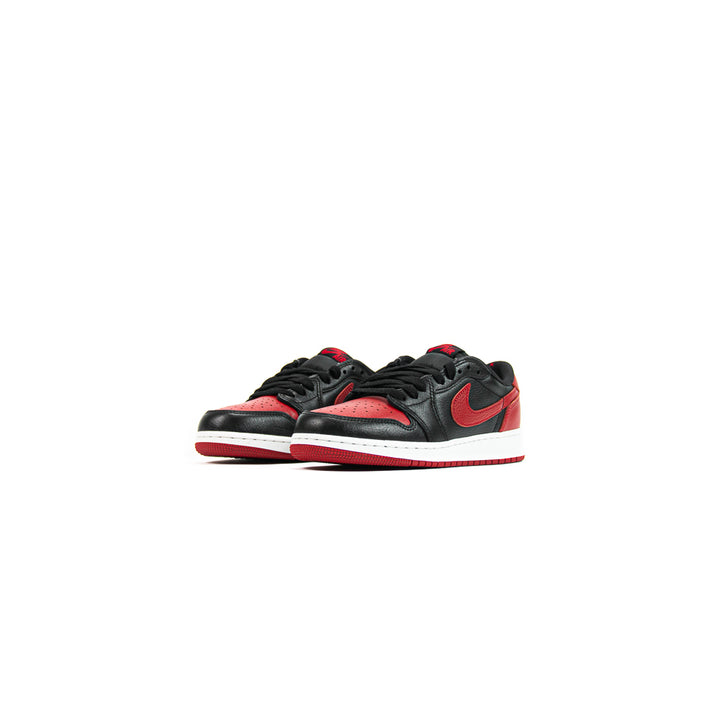Air Jordan 1 Retro Low OG (GS) (Black/Black-Varsity Red)
