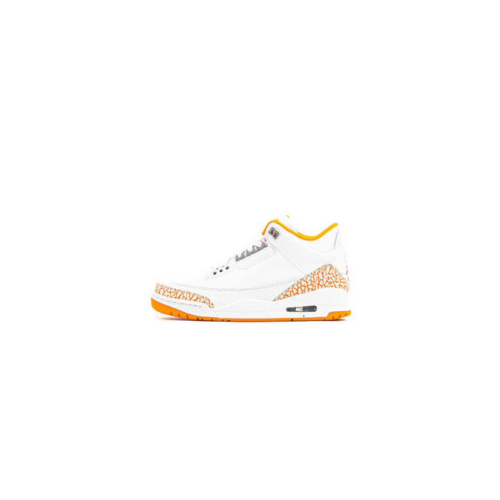 Wmns Air Jordan 3 Retro (White/Pimento-Orange)