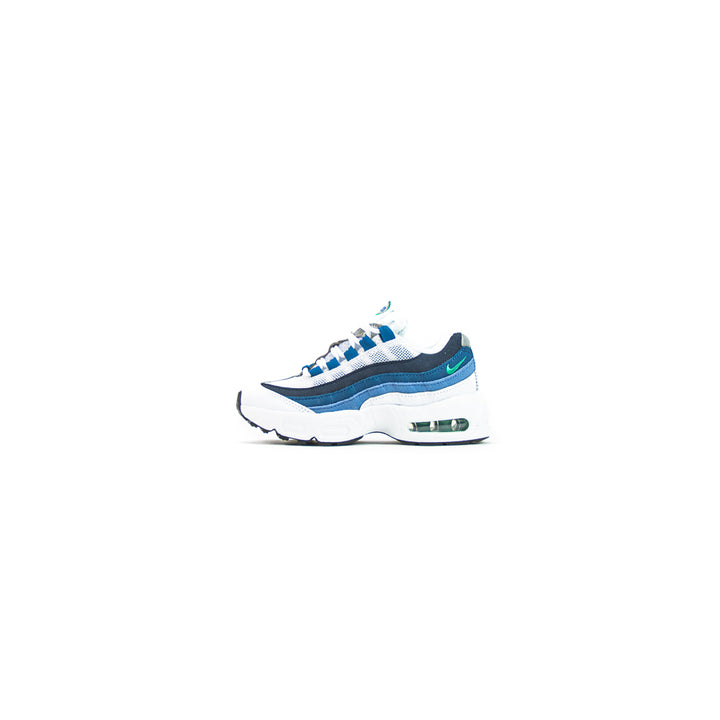 Air Max 95 PRM (PS) (White/Emerald Green/Lake Blue)