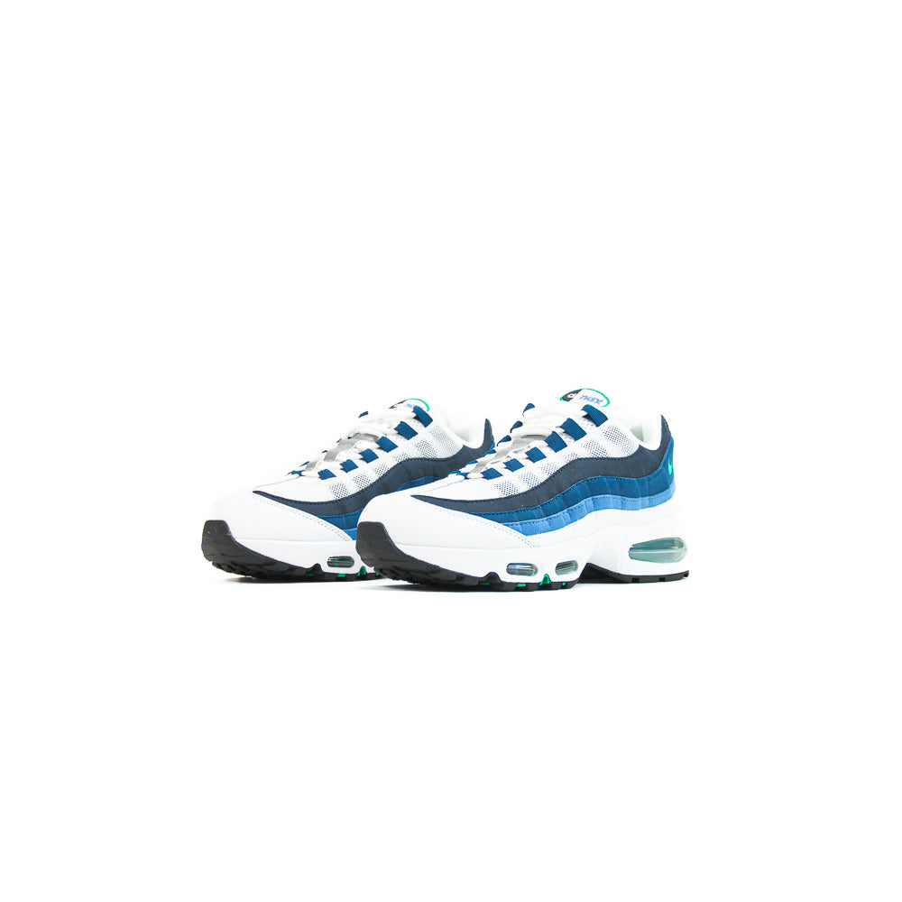 Air Max 95 BB PRM Emerald (GS) (White/Emerald Green/Lake Blue)