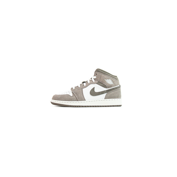 Air Jordan 1 Mid (GS) (Enigma Stone/Olive Grey)