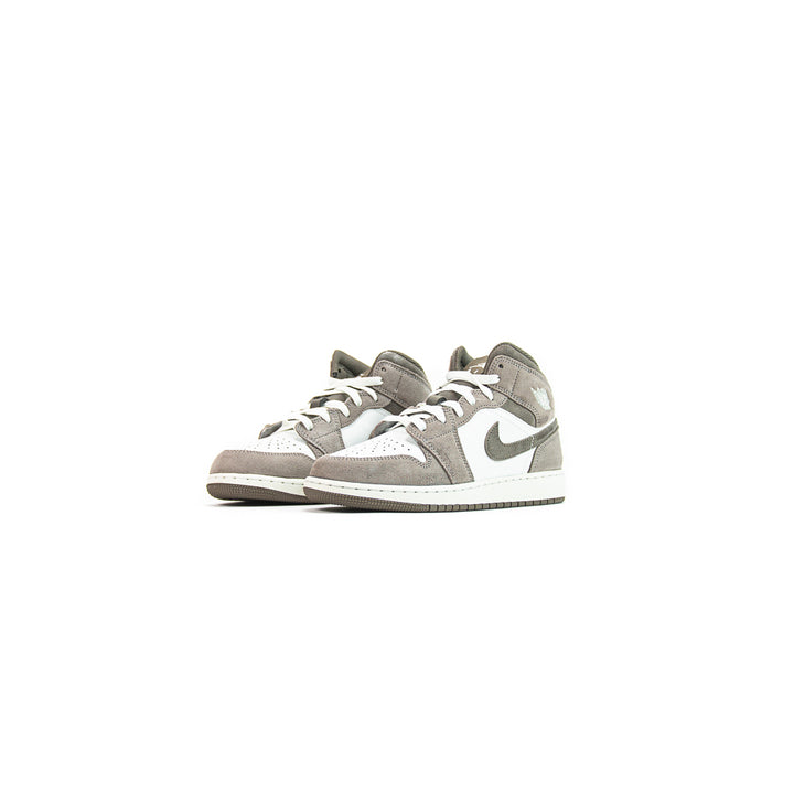 Air Jordan 1 Mid (GS) (Enigma Stone/Olive Grey)