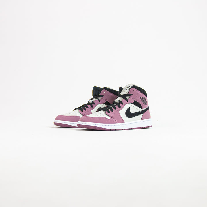 WMNS Air Jordan 1 Mid SE (Light Mulberry/Black)