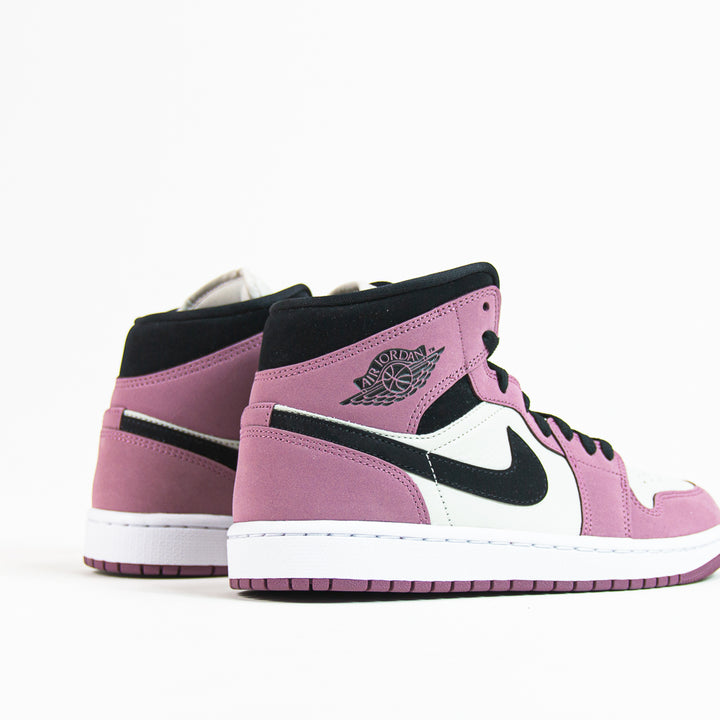 WMNS Air Jordan 1 Mid SE (Light Mulberry/Black)