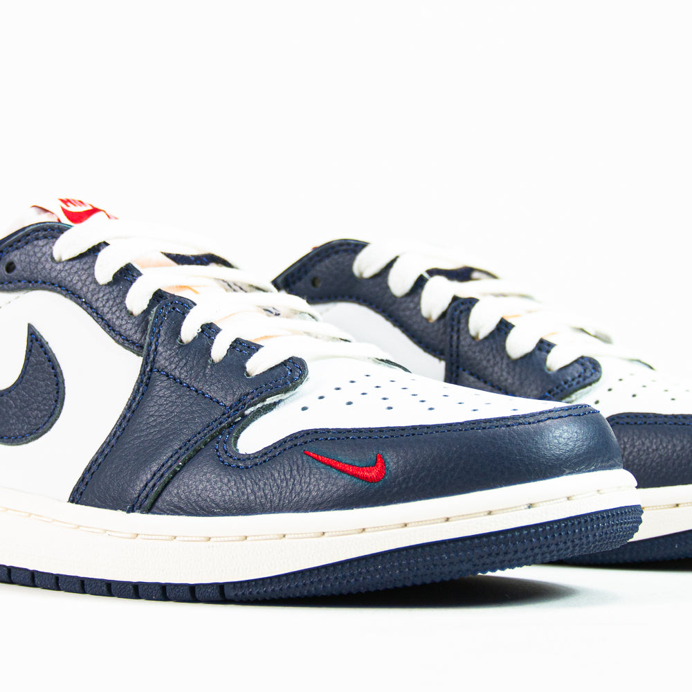 Air Jordan 1 Retro Low OG (Summit White/Gym Red)