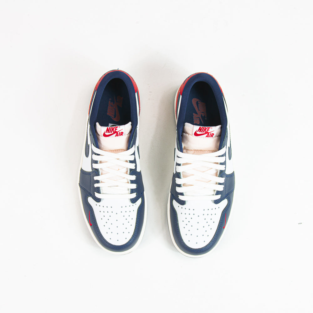 Air Jordan 1 Retro Low OG (Summit White/Gym Red)