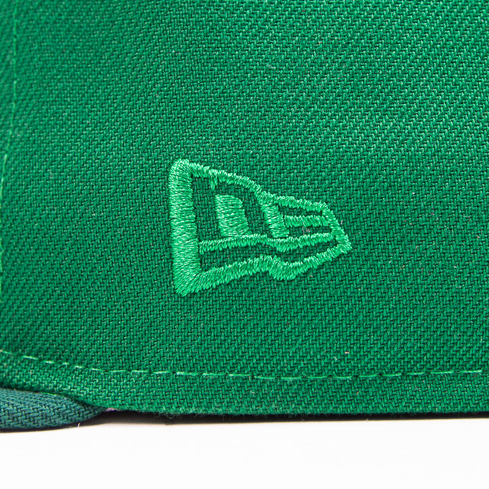 Dayton Dragons Midwest League Fitted Cap (Kelly Green/ Emerald)