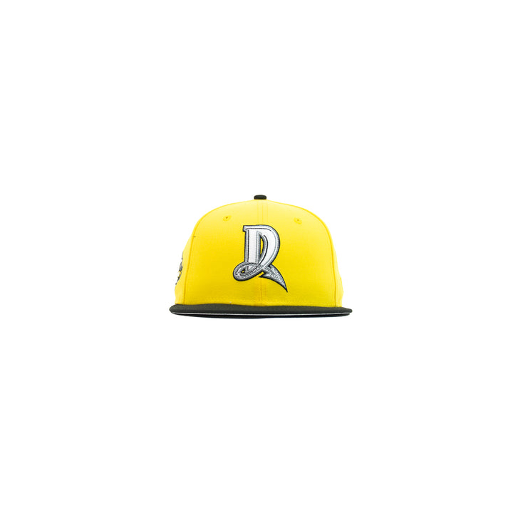 Dayton Dragons 20th Anniversary Fitted Cap (Official Yellow/ Black)