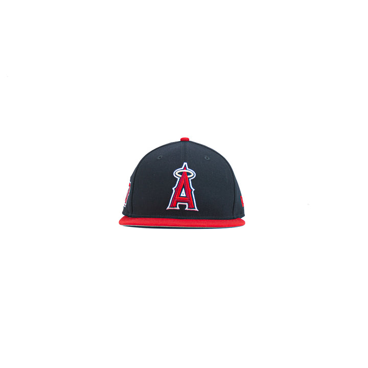 Anaheim Angels MVP Mike Trout Fitted Cap (Navy/Scarlet)