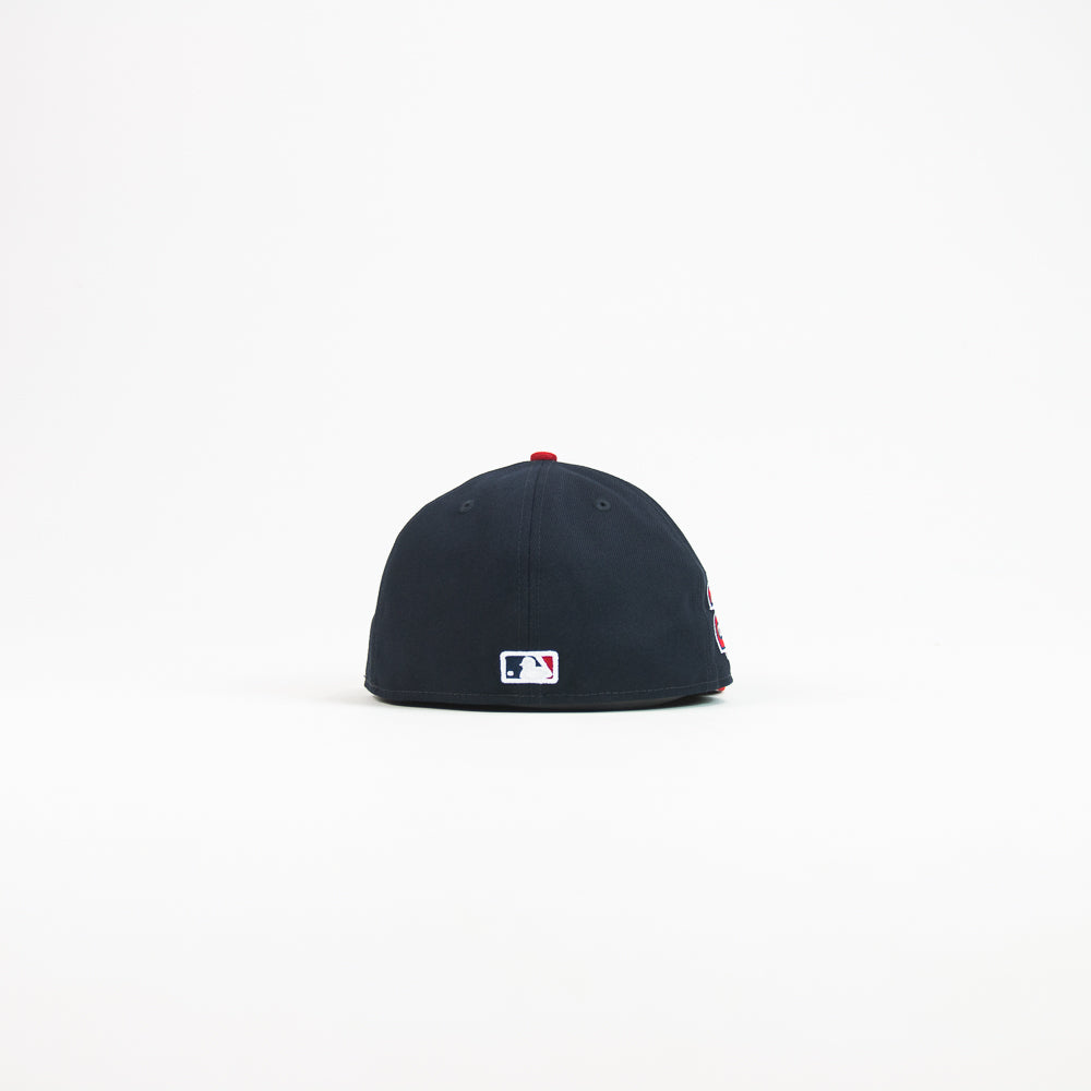 Anaheim Angels MVP Mike Trout Fitted Cap (Navy/Scarlet)