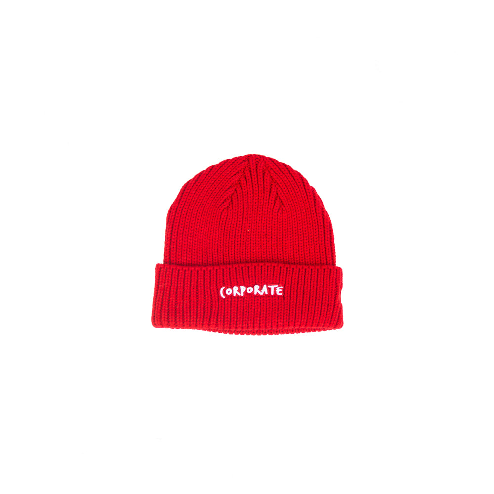 Corporate Sketch Beanie (Scarlet)