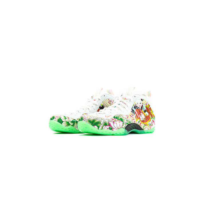 Air Foamposite One (White/Light Poison Green/Black)