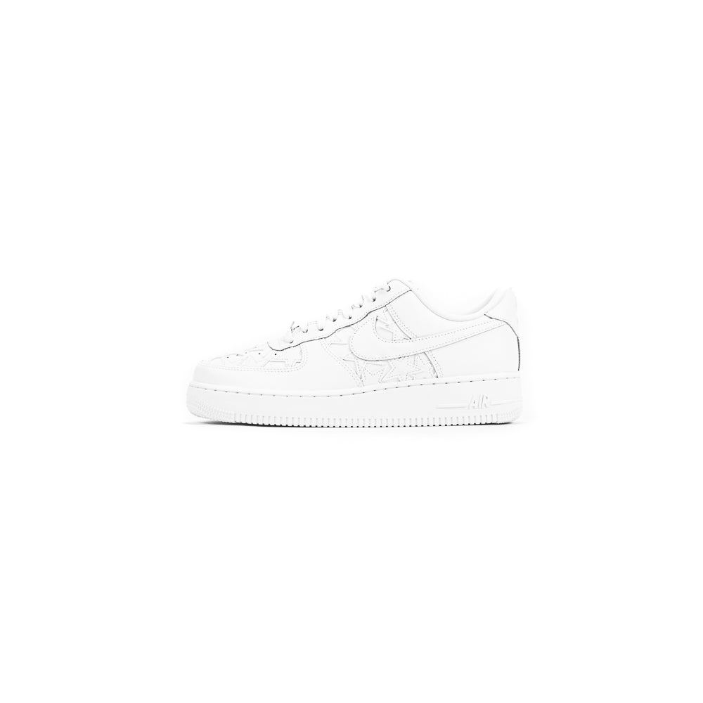 NIKE Air Force 1 '07 Edge (White/White-Metallic Silver)