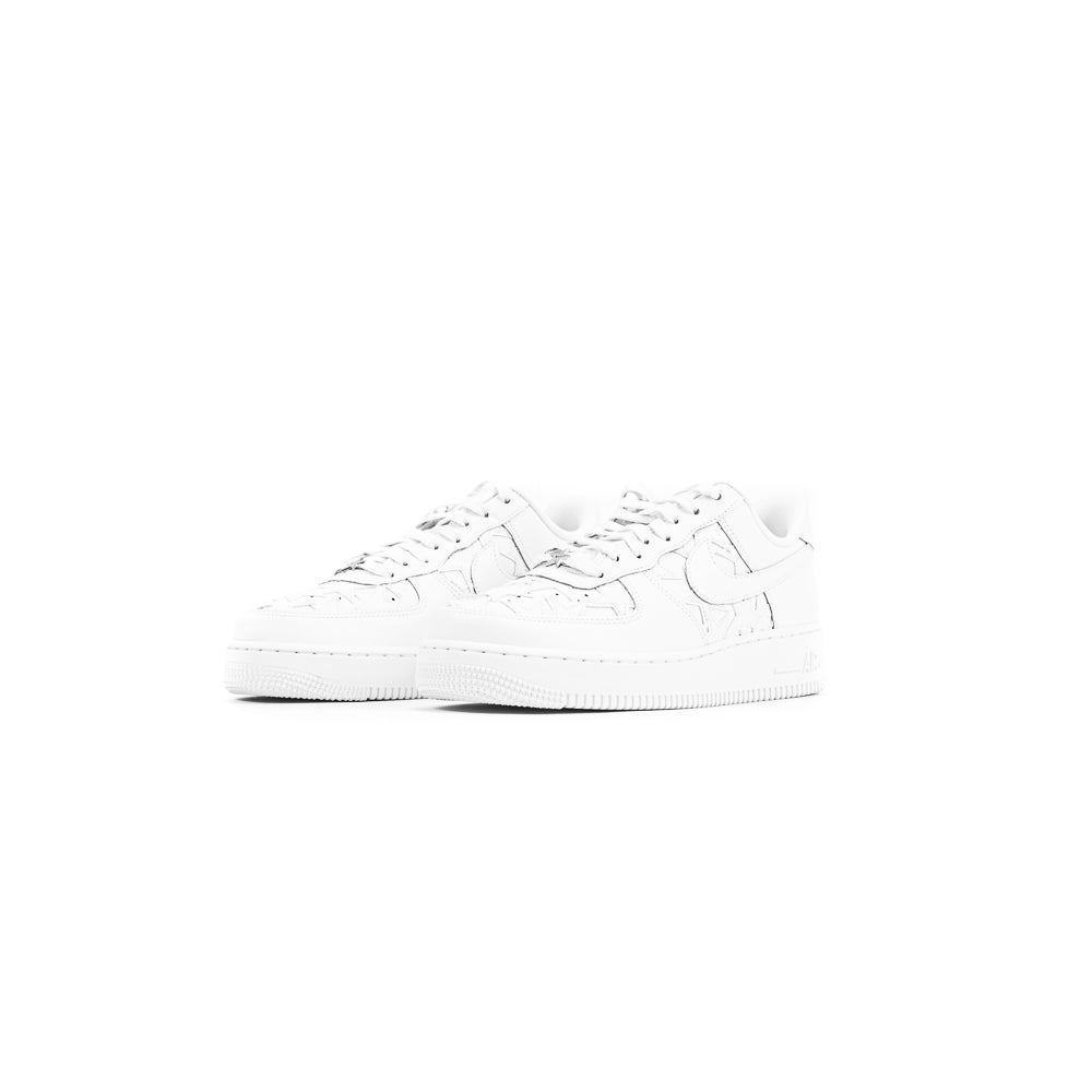 Air Force 1 '07 Edge (White/White-Metallic Silver)