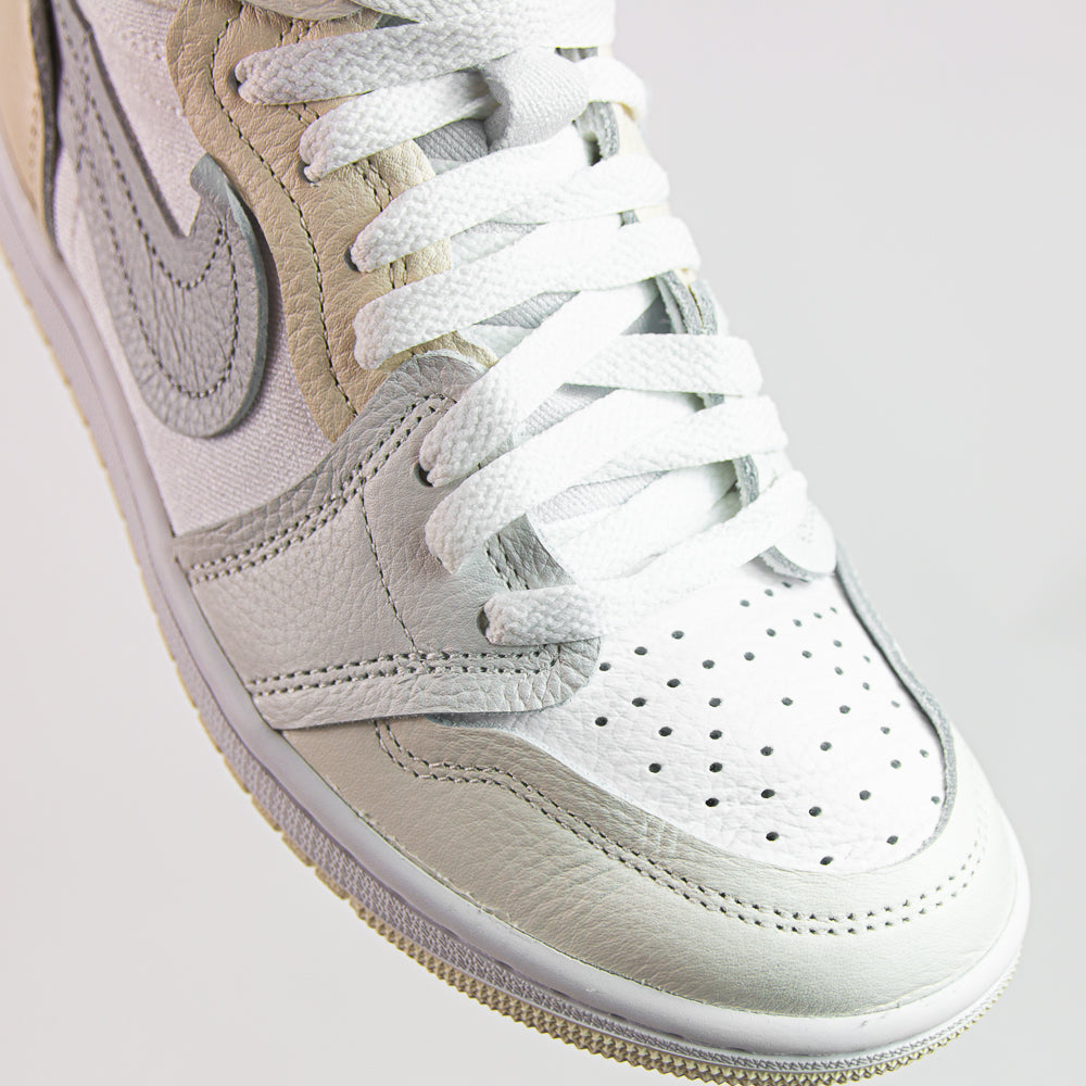 Wmns Air Jordan 1 MM High (White/Pure Platinum-Sail)