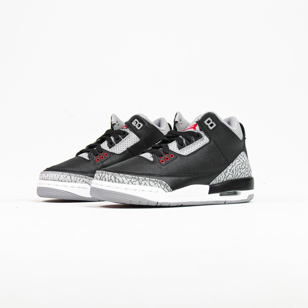 Air Jordan 3 Retro GS (Black/Fire Red/Cement Grey)