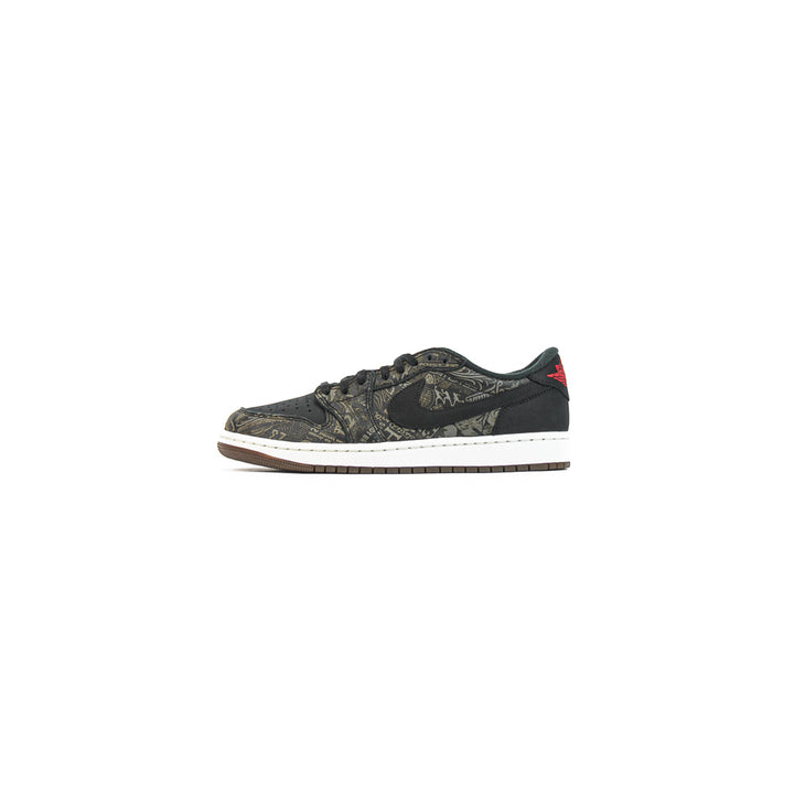 Air Jordan 1 Retro Low OG (Black/University Red/Palomino) Laser