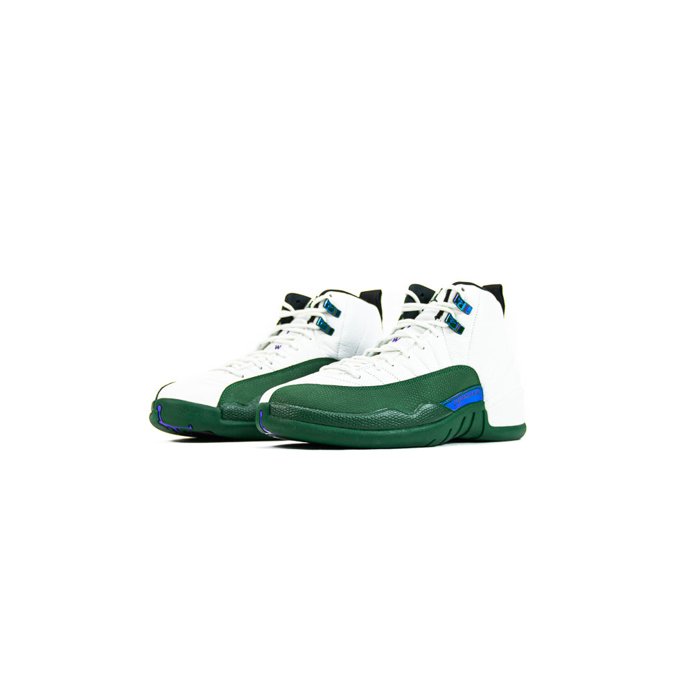 Air Jordan 12 Retro (Summit White/Gorge Green-Fierce Purple)