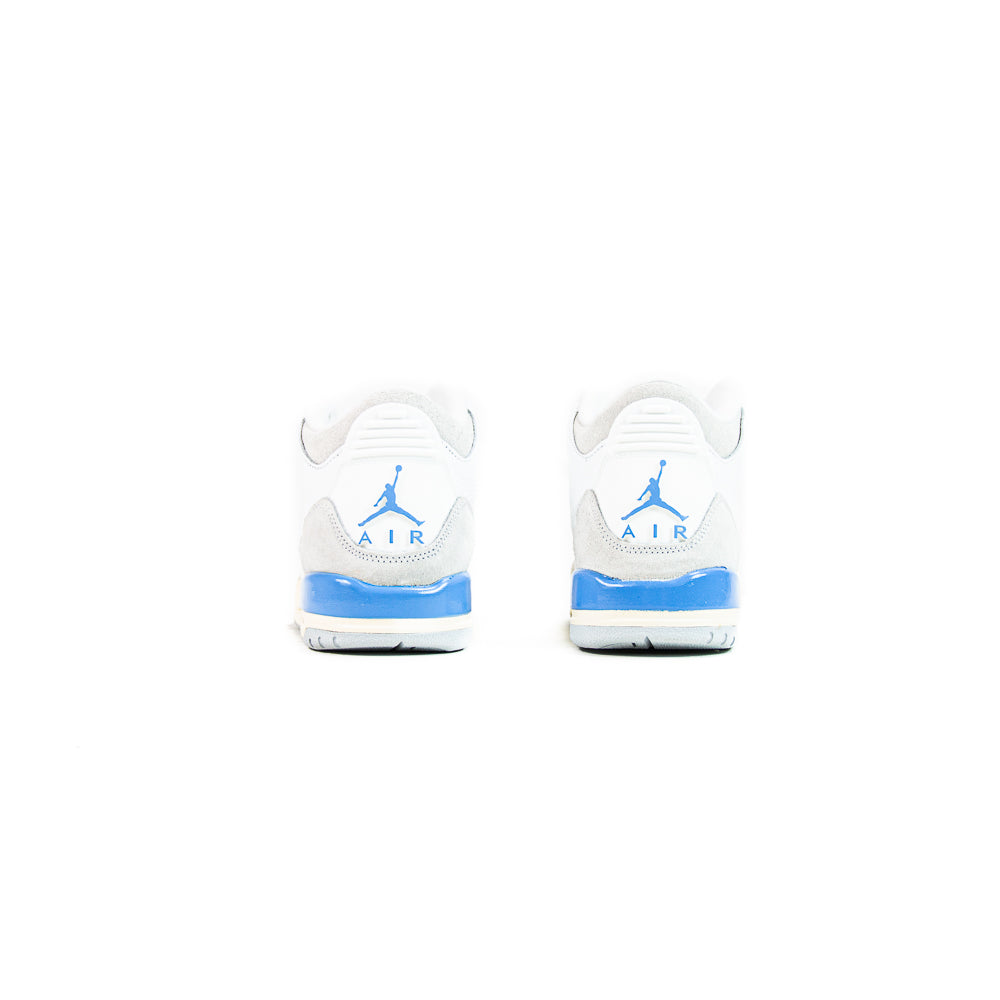 Air Jordan 3 Retro (GS) (Summit White/Hydrogen Blue)