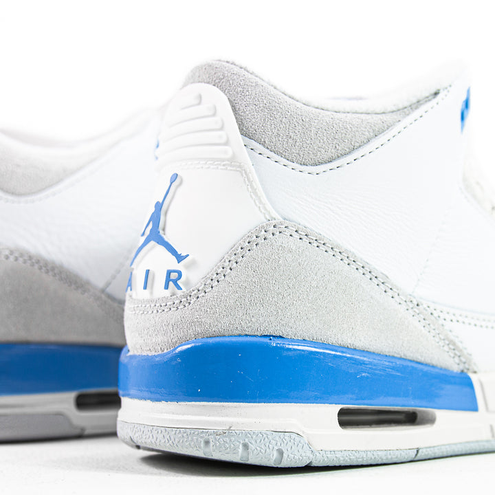 Air Jordan 3 Retro (GS) (Summit White/Hydrogen Blue)