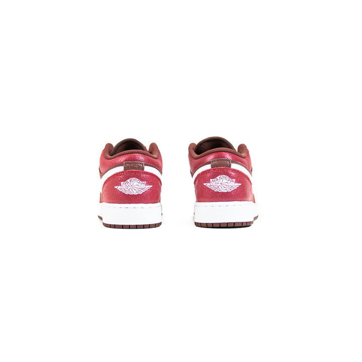 Air Jordan 1 Low GS (SE) (Dark Pony/White-Varsity Red)