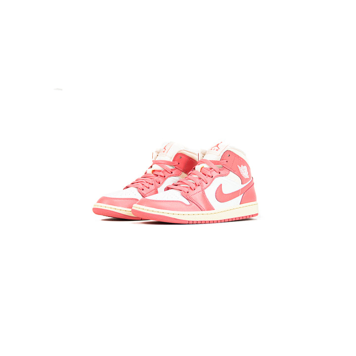 Wmns Air Jordan 1 Mid (Sail/Pink-Guava Ice)