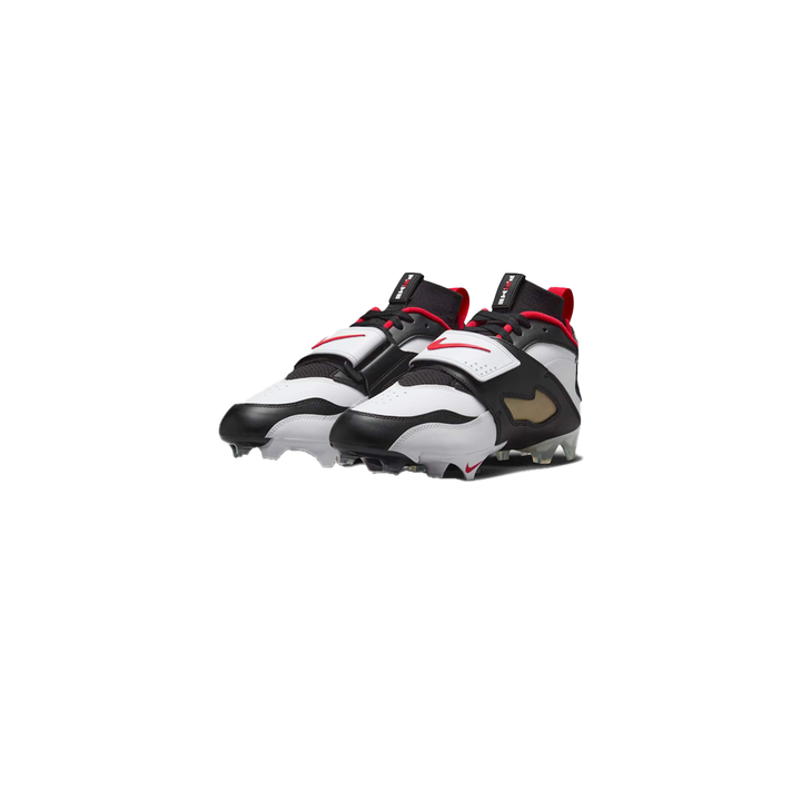 Nike Diamond Turf 93 TD (White/fire Red-black-metallic Gold)