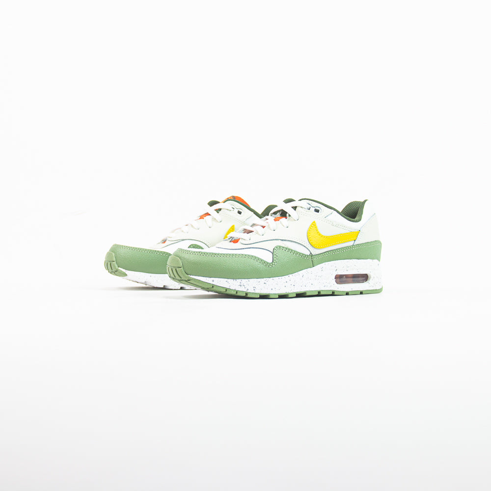 Air Max 1 SE (GS) (Summit White/Vivid Sulfur)