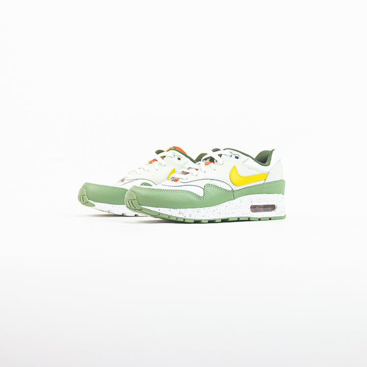 Air Max 1 SE (GS) (Summit White/Vivid Sulfur)