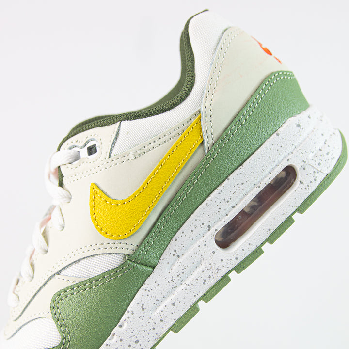 Air Max 1 SE (GS) (Summit White/Vivid Sulfur)