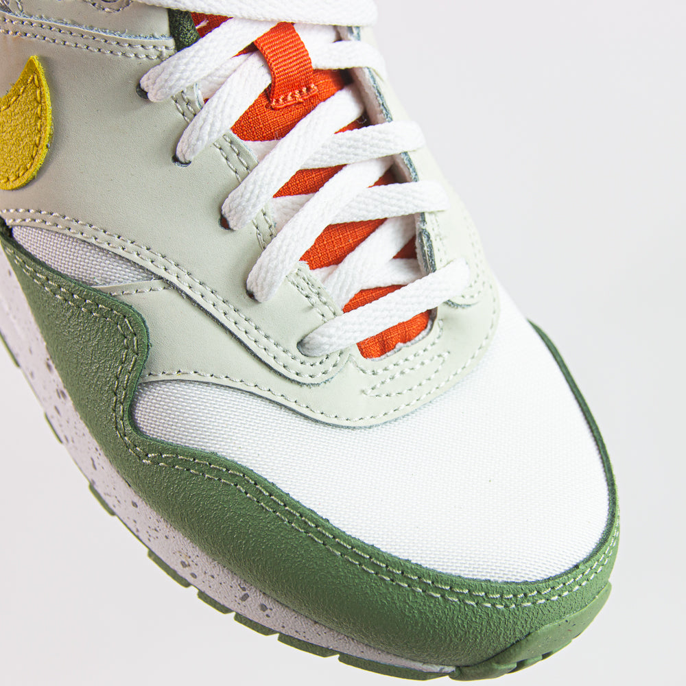 Air Max 1 SE (GS) (Summit White/Vivid Sulfur)