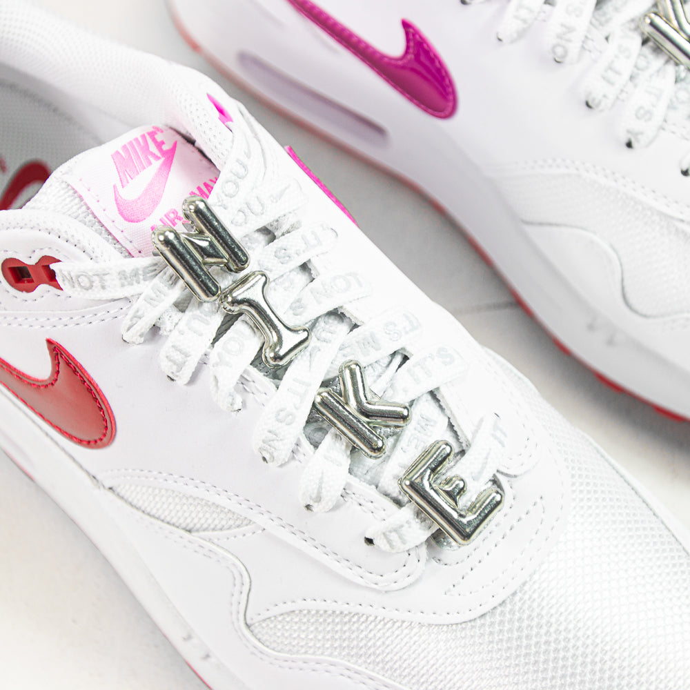 Air Max 1 PRM (White/University Red)