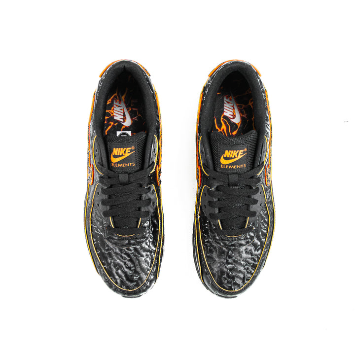 Air Max 90 QS (Black/Black-Magma Orange)