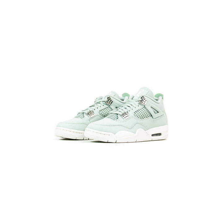 WMNS Air Jordan 4 Retro (Seafoam/Sail-Metallic Silver)