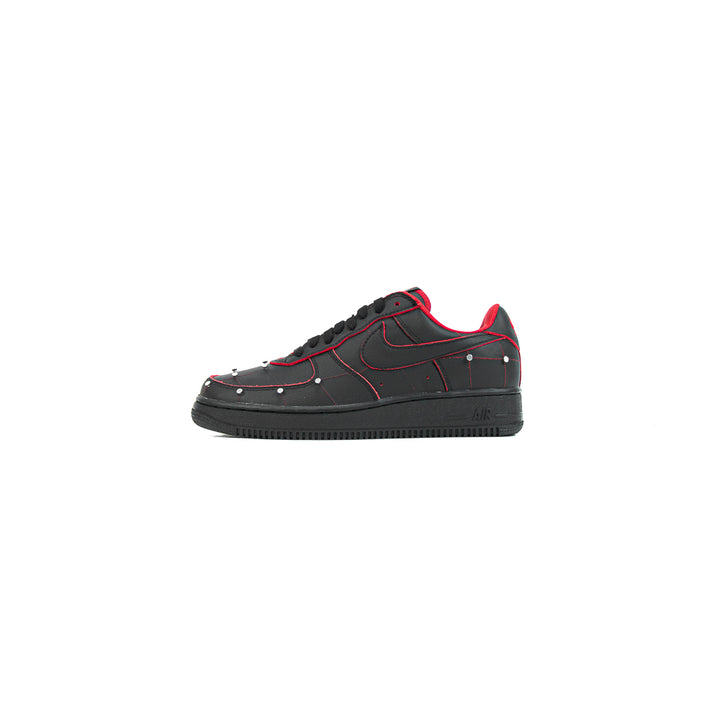 Air Force 1 01 Low (Black/Black-Gym Red)