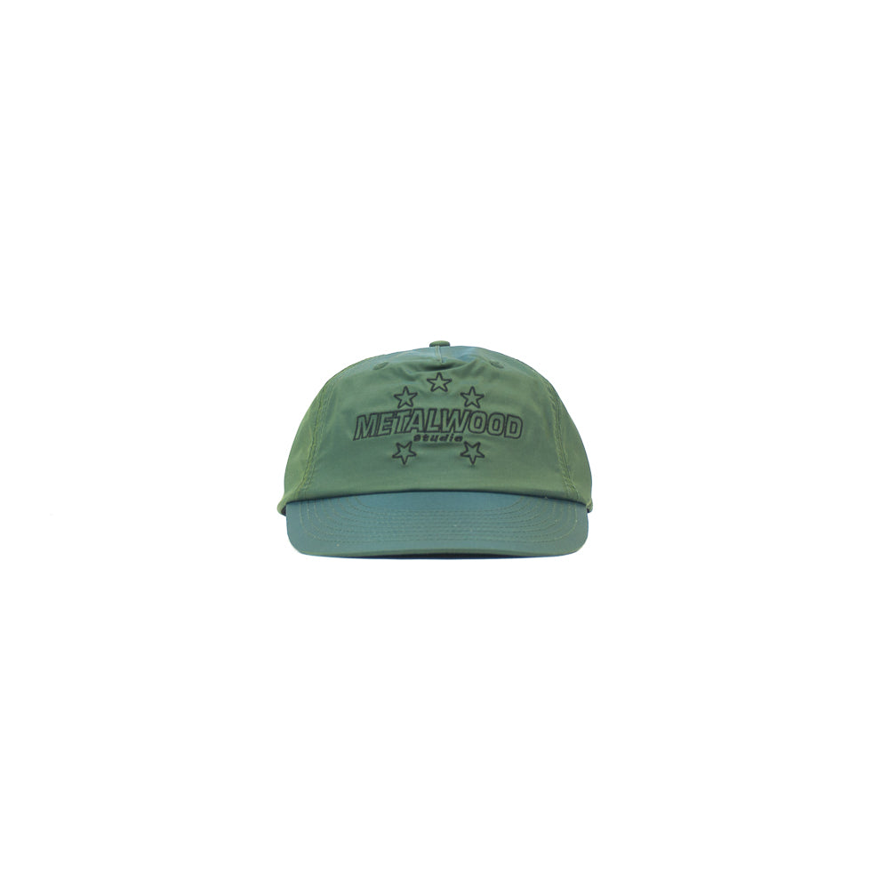 Satin Stars 5-Panel Snapback Hat (Green)