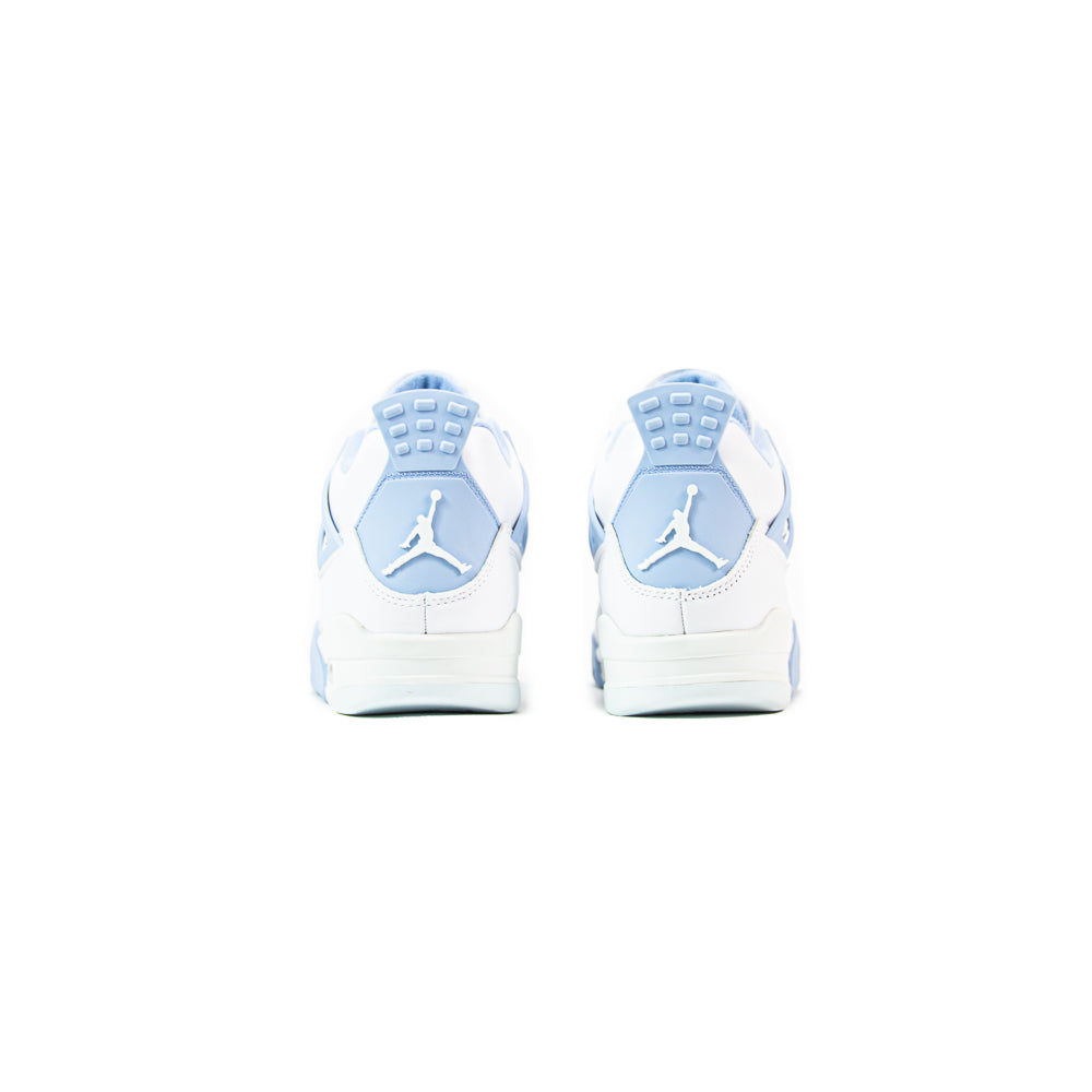 Wmns Air Jordan 4 Retro (White/Aluminum-Blue Tint)